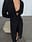 Vestido maxi abotonado
