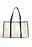Canvas Contrast Tote