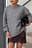 Strickpullover aus Mohairmischung mit Rundhalsausschnitt