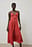 Chiffon Strap Midi Dress