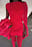 Miniklänning i chiffon med drapering