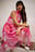 Chiffon Scarf Detail Midi Dress