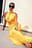 Chiffon-Maxikleid mit Wasserfallausschnitt