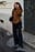 Long Barrel Leg Twill Pants