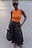 Cotton Belt Loop Maxi Skirt