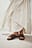 Cross Strap Suede Sandals