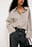 Cuff Detail Oversized Cotton Shirt