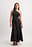 Robe midi à découpes