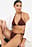 Top de bikini de triángulo con detalles