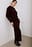 Draped Batwing Knitted Maxi Dress