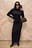 Drapiertes Jersey-Maxikleid