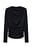 Draped Long Sleeve Jersey Top