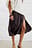 Draped Modal Midi Skirt