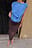 Draped Sharp Shoulder Top