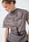 Draperad genomskinlig topp