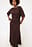 Draped Short Sleeve Maxi Dress