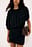 Draped Sleeveless Mini Dress