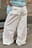 Drawstring Detail Wide Trousers