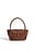 Suede Overlap Handbag