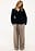 Elastic Detail Low Waist Suit Pants