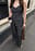 Tailored Button Front Strap Top