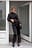 Pantalon transparent à taille mi-haute