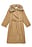 Faux Fur Detail Trenchcoat