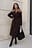 Trenchcoat mit Kunstpelzbesatz