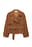 kurzer Trenchcoat aus Kunst-Wildleder
