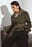 Faux Suede Short Trenchcoat