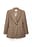 Fitted Big Shoulder Blazer