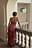 Fitted Ruffle Hem Maxi Dress