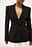 Fitted Sharp Shoulder Blazer