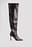 Enge Overknee-Stiefel mit Stilettoabsatz