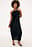 Flowy Draped Jersey Maxi Dress