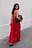 Flowy Draped Jersey Maxi Dress