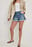 Denimshorts med opslag