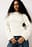Folded Sleeve Ribbed Knitted Sweater
