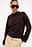 Strickpullover mit gefalteten Ärmeln