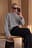 Folded Sleeve Knitted Sweater
