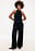 Folded Waistband Wide Pants