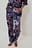 Gemusterte Satin-Hose