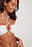 Bikinitopp med korslagd front