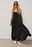 Gathered Volume Strap Dress
