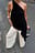 Asymmetrisk topp i jersey