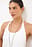 Halterneck Twist Neckline Top