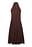 Maxikleid mit Neckholder und Knopfleiste