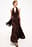 Halterneck Button Front Maxi Dress