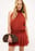 Chiffon-Minikleid mit Neckholder