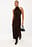 Vestido maxi con cuello halter